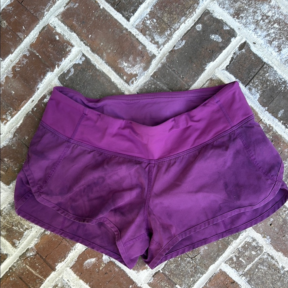 lululemon athletica Original Speed Shorts Purple (lined)